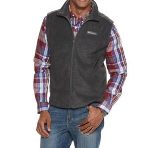 Columbia Men's Charcoal Fleece Vest